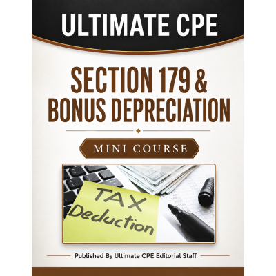 Section 179 & Bonus Depreciation 2026 Mini Course